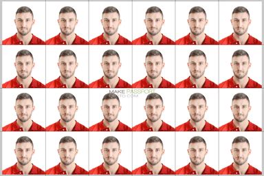 1x1 passport photo|Create photo for Custom Size 1x1 Inch Photo 25x25 mm (2.5x2.5 .